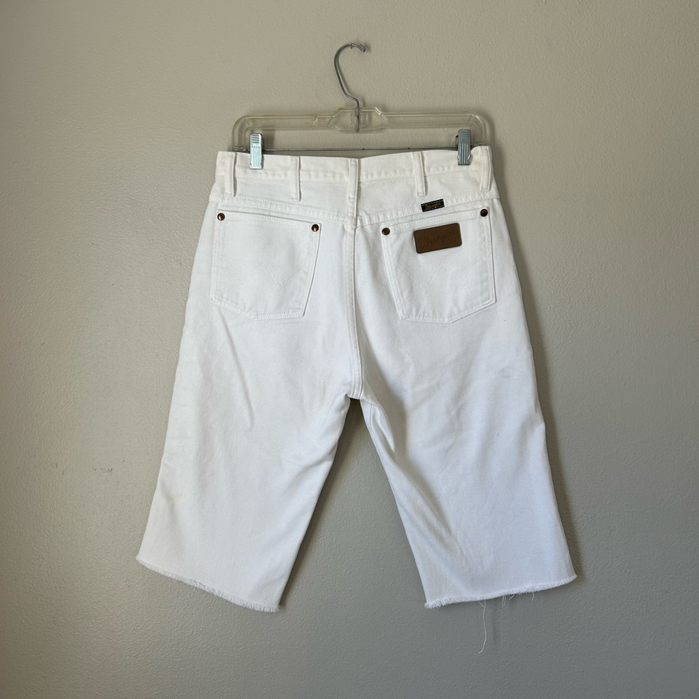 Wrangler White Women's Denim Cutoff Shorts